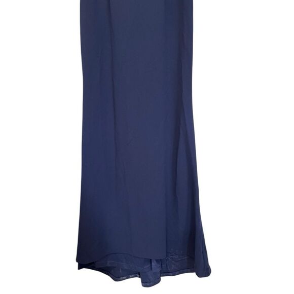 NWT Eliza J | Balloon 3/4 Floral Applique Sleeve Sheath Round Neck Dress Gown 8 - Picture 7 of 15